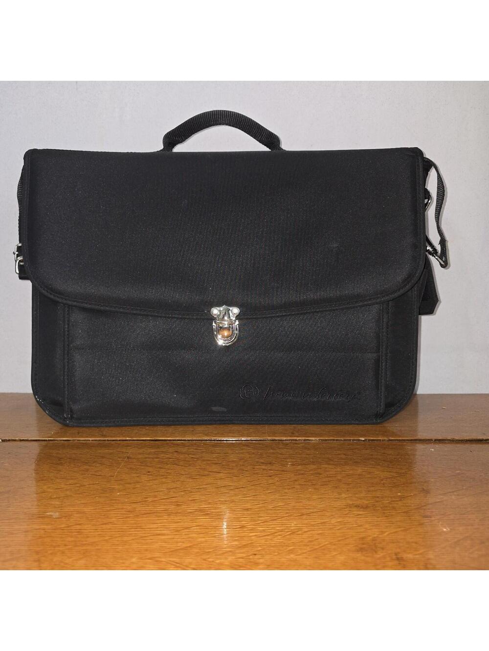 Home Interiors Gifts Consultant Display Tote Bag Black Briefcase Organizer